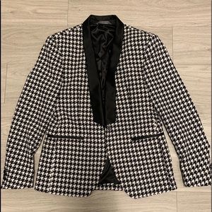 Zara Houndstooth Blazer